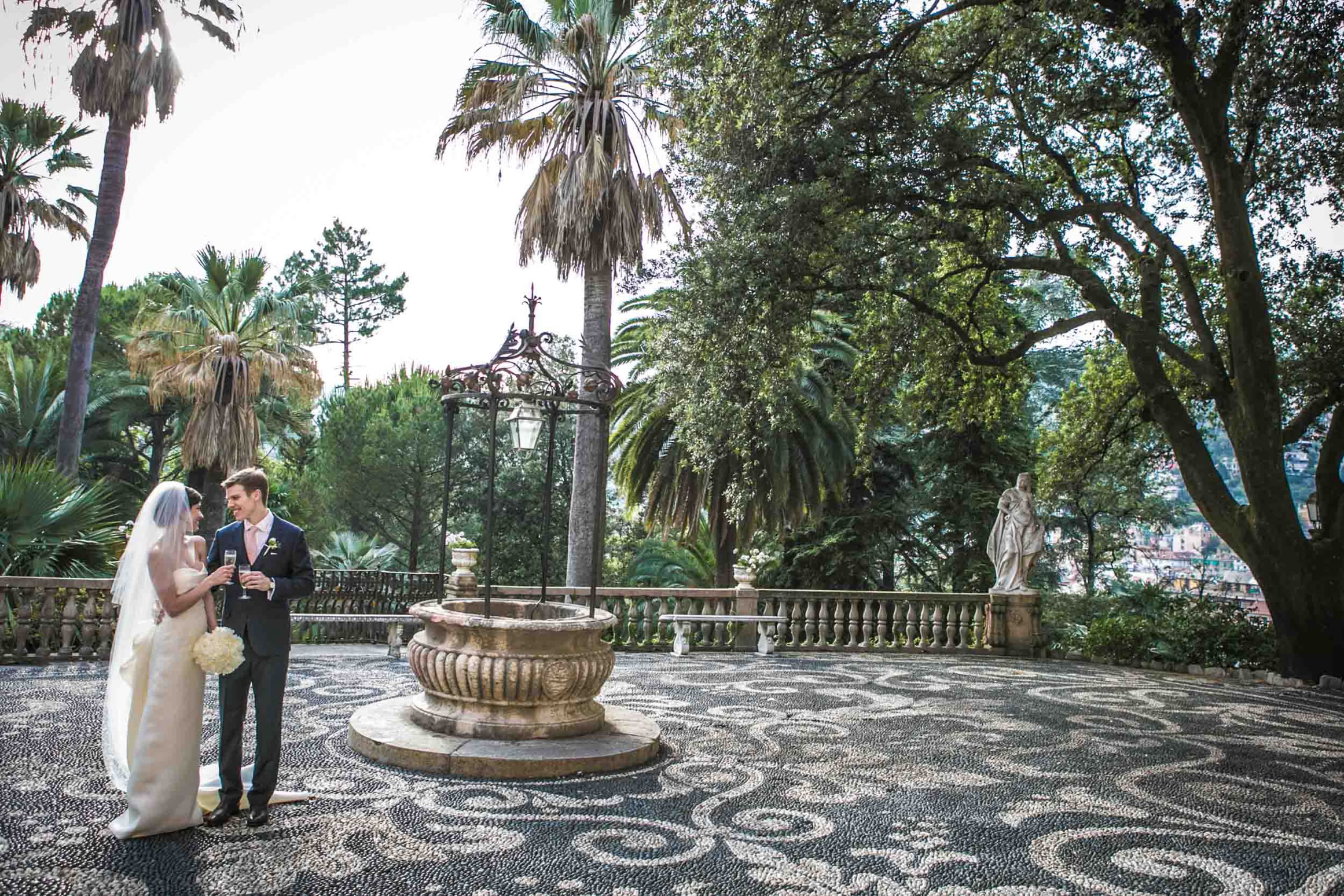 Fotografo Matrimonio a Villa Durazzo Santa Margherita LIgure