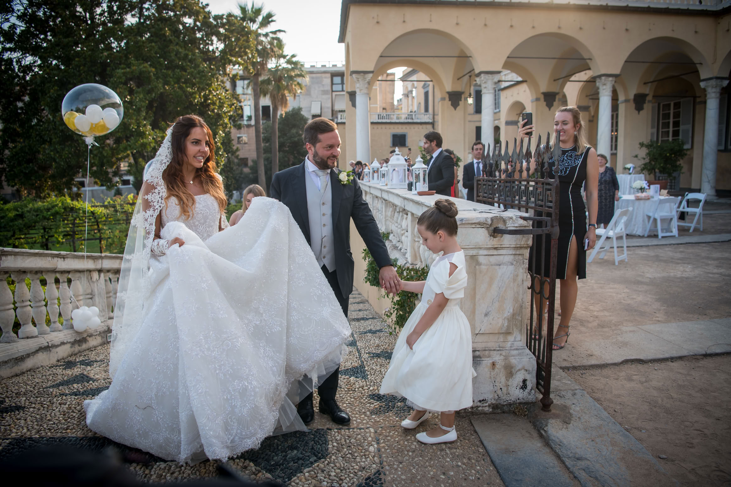 Fotografo matrimonio Genova Palazzo del Principe