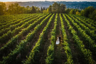 fotografo drone matrimonio Liguria