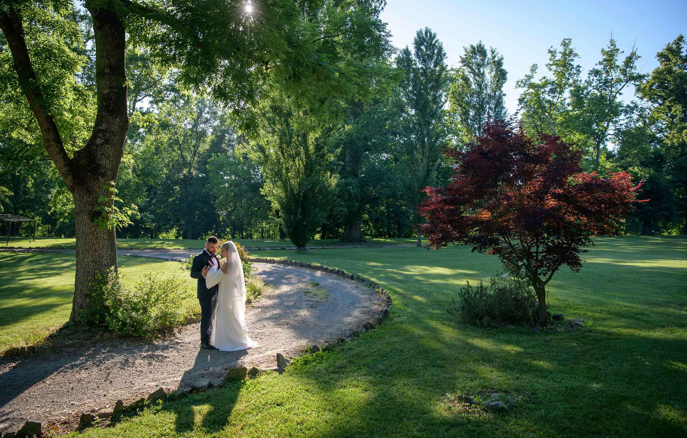 servizio fotografico di matrimonio a Villa Scati