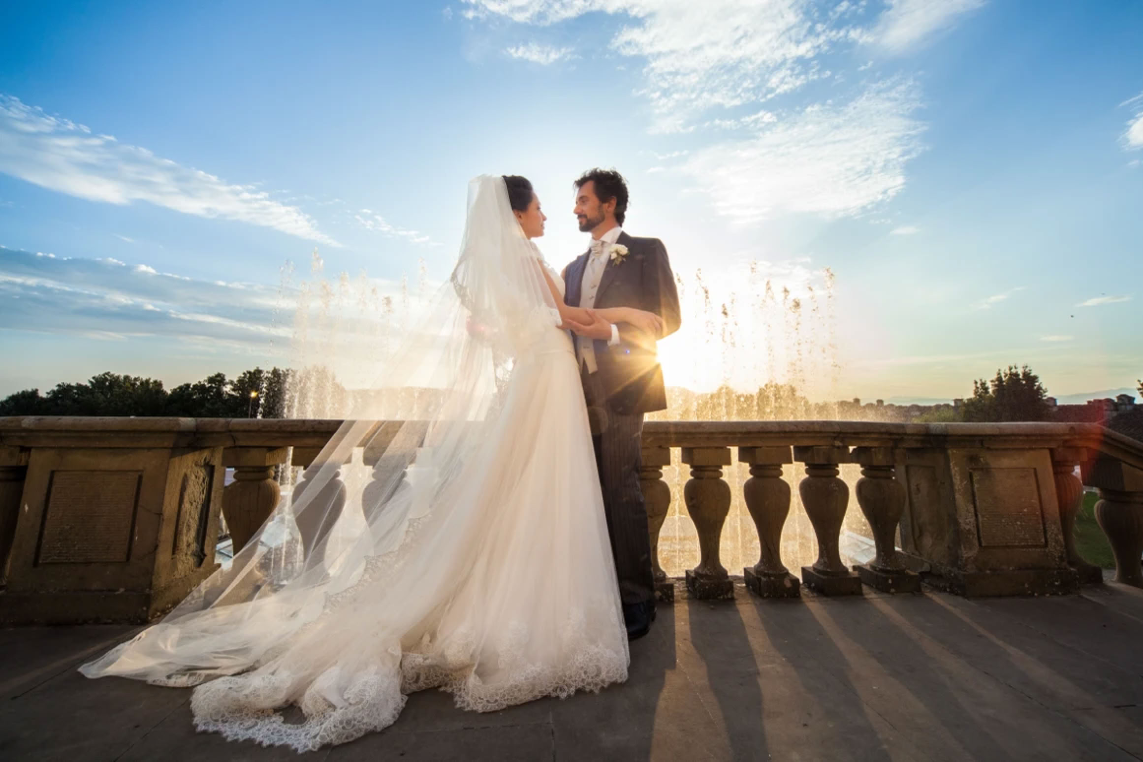 fotografo matrimonio in Toscana ad Artimino