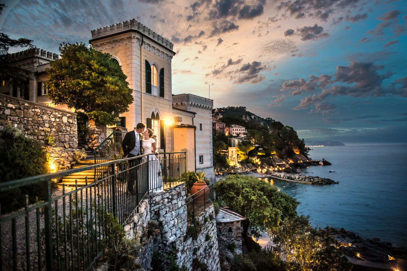fotografia di matrimonio a Castello Canevaro Zoagli
