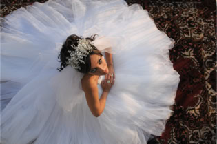 Sposa al tramonto a Genova