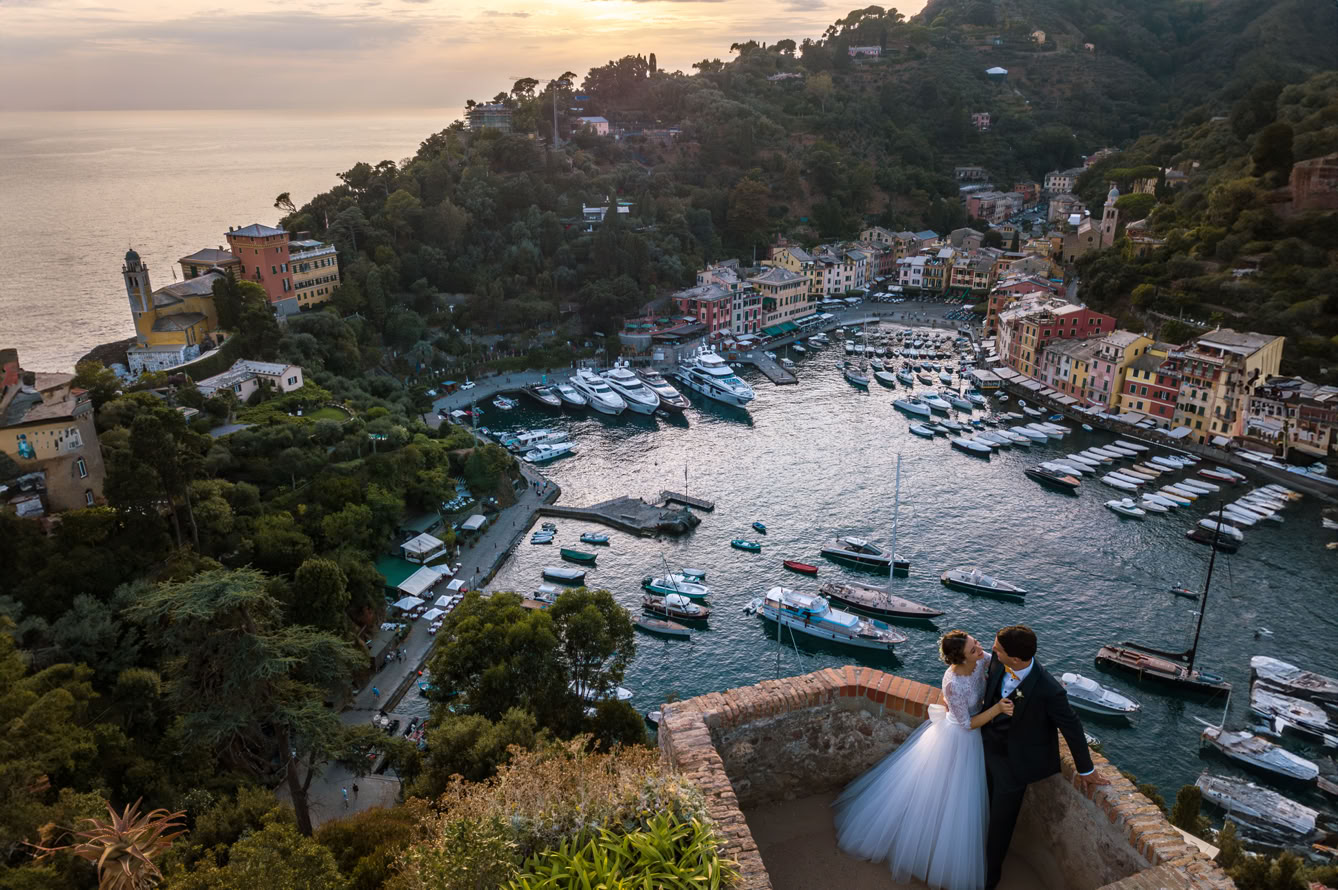 fotografia di matrimonio a Portofino
