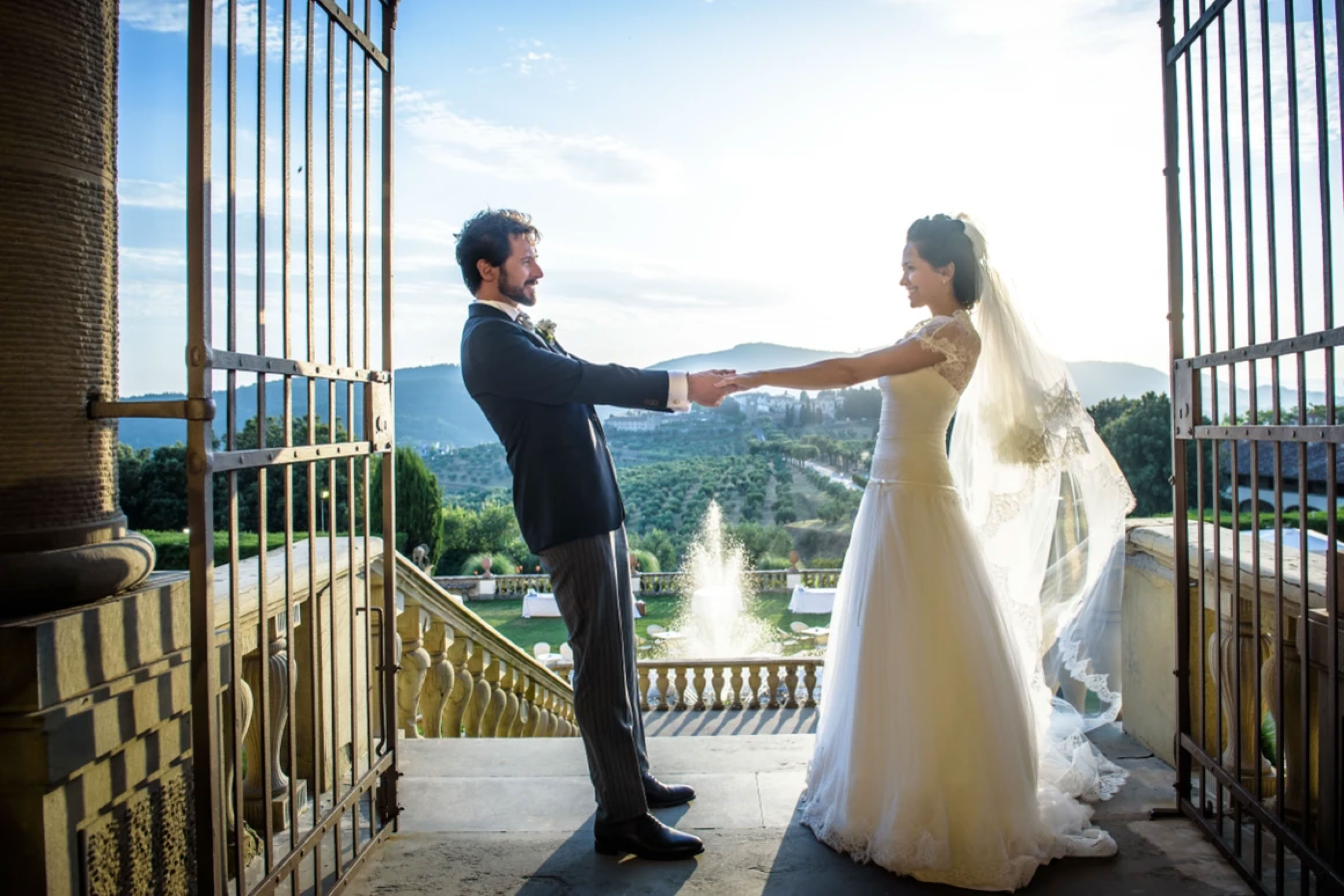 fotografo matrimonio in Toscana ad Artimino