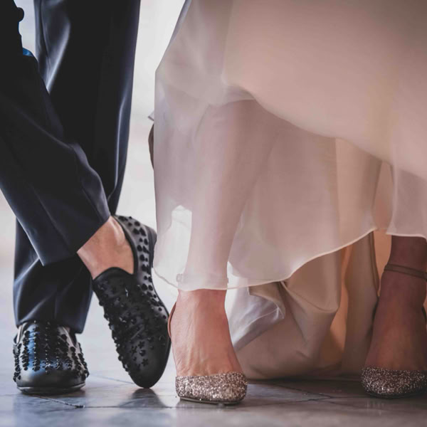 dettagli scarpe sposi