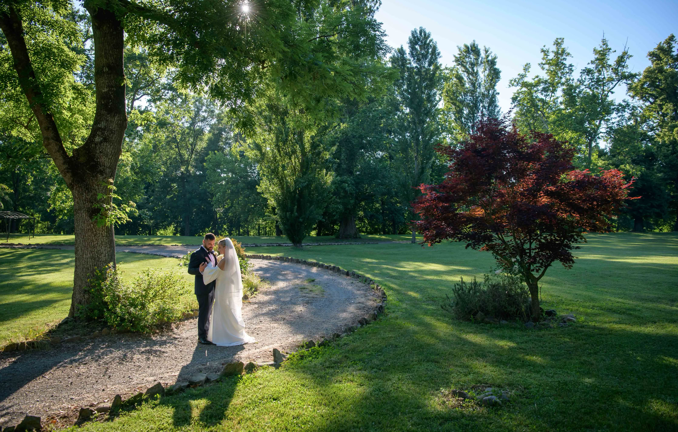 servizio fotografico di matrimonio a Villa Scati