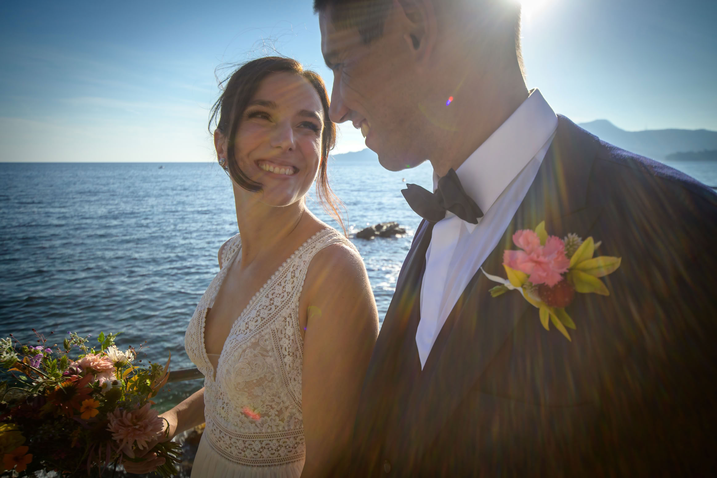 Fotografo matrimonio Castello Canevaro Zoagli 