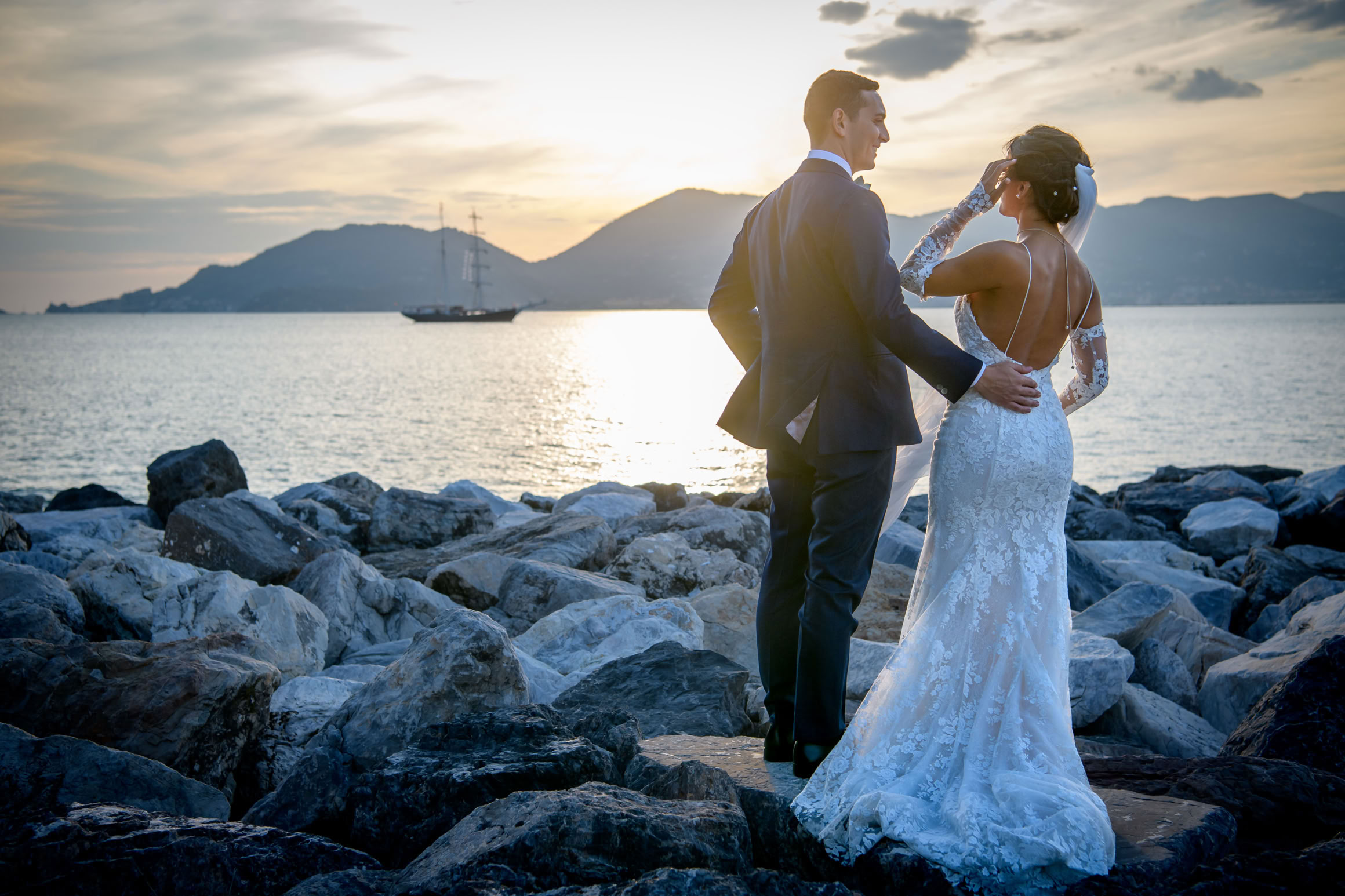 Fotografo Matrimonio Villa Marigola Lerici