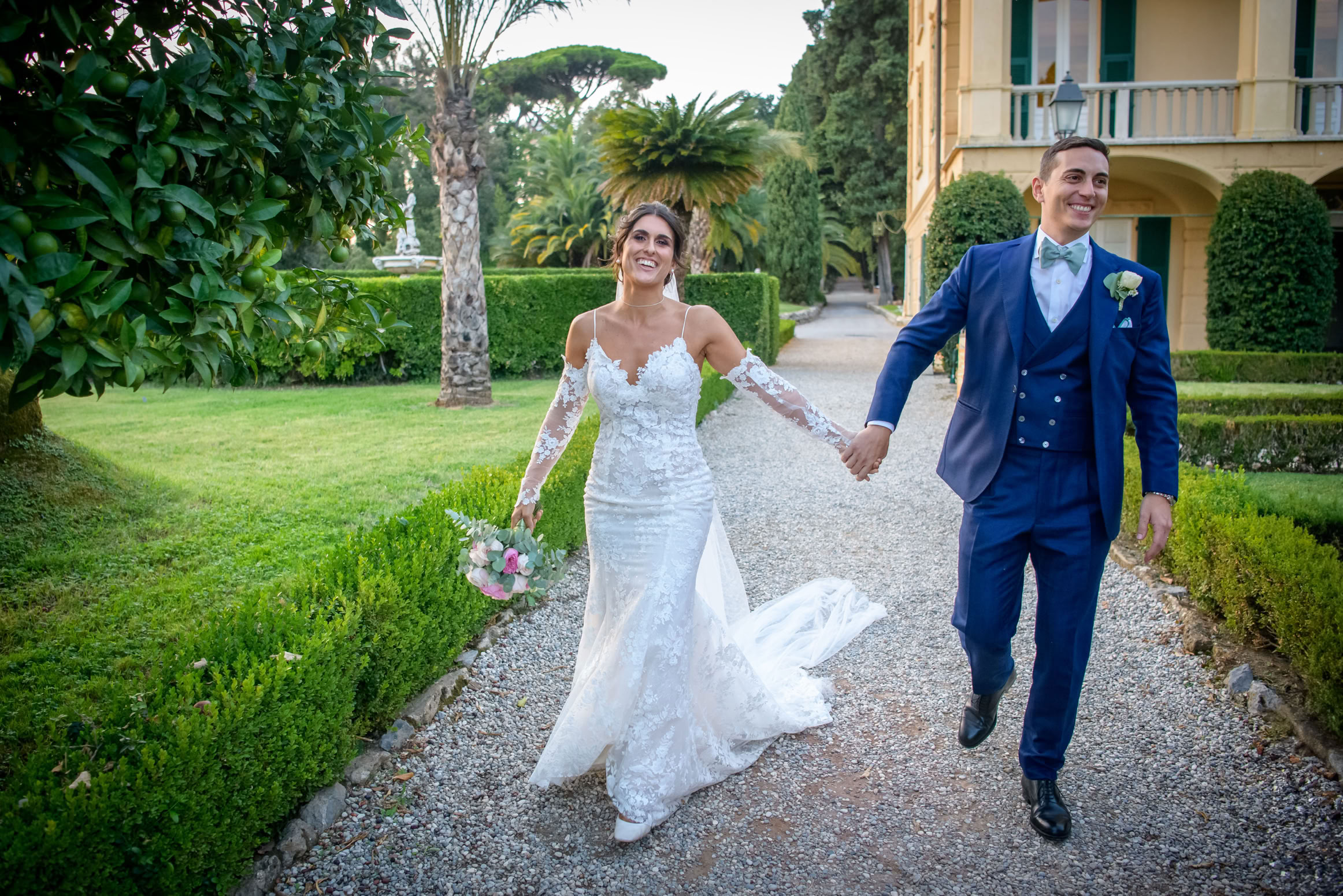 Fotografo Matrimonio Villa Marigola Lerici