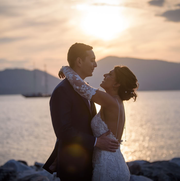 Matrimonio Romantico a Lerici Villa Marigola