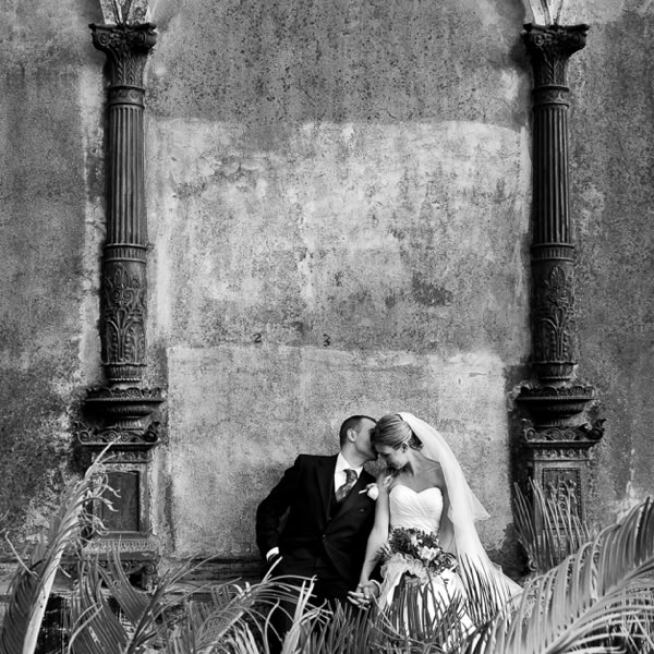 foto intima degli sposi