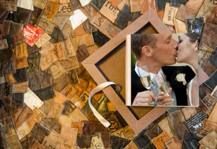 wedding album plexiglass