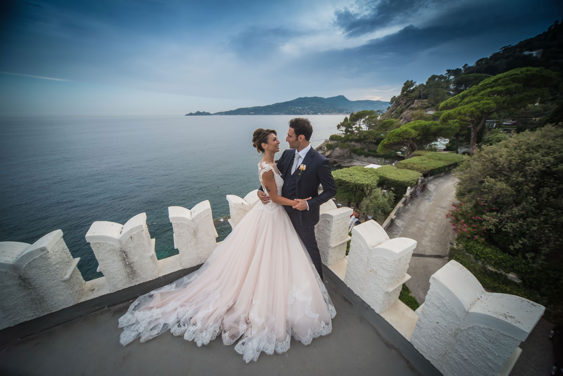 fotografo matrimonio Castello Canevaro Zoagli